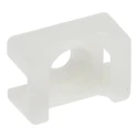 RS PRO White Screw Cable Tie Mount 5 mm x 10 mm x 15 mm 666-717