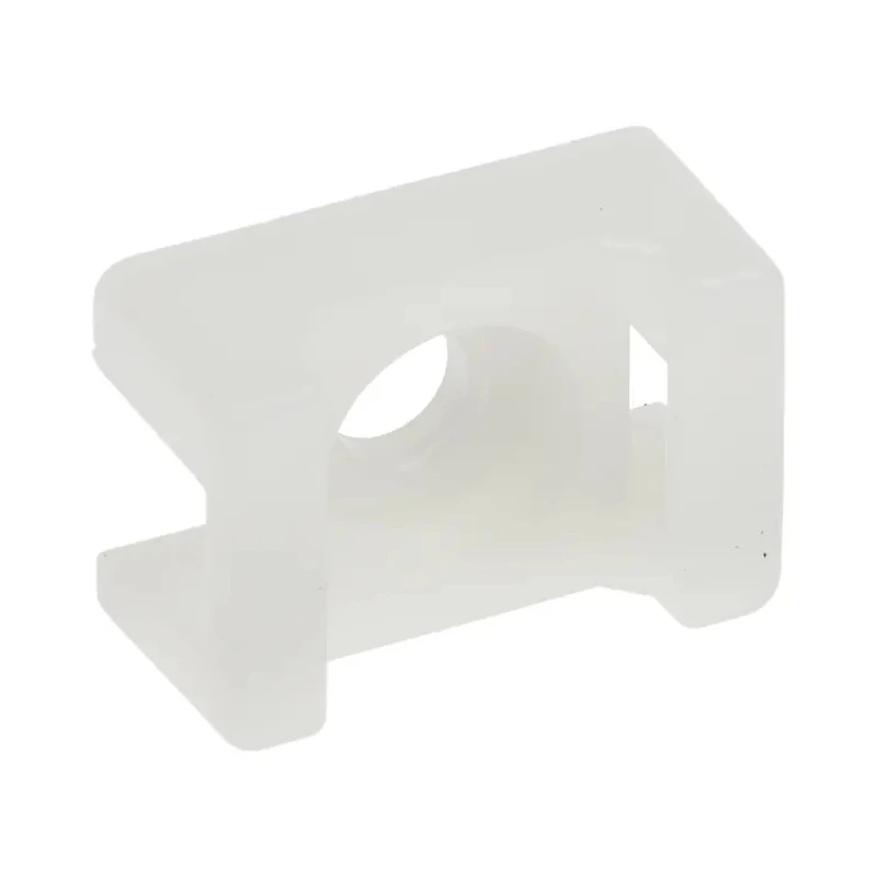 RS PRO White Screw Cable Tie Mount 5 mm x 10 mm x 15 mm 666-717