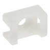 RS PRO White Screw Cable Tie Mount 5 mm x 10 mm x 15 mm 666-717
