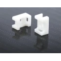 RS PRO White Screw Cable Tie Mount 5 mm x 10 mm x 15 mm 666-717