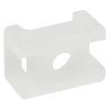 RS PRO White Screw Cable Tie Mount 5 mm x 10 mm x 15 mm 666-717