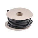 RS PRO Flexible Polyolefin Heat Shrink Tubing Black 6.4 mm Sleeve Diameter x 15 m Length 2:1 Shrink Ratio 666-896