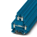 Phoenix Contact Double Level Terminal Block Blue, 0.2 to 4 mm² Wire Size, 2-Level, Screw Termination, 32A, 500V, UKK 2774091