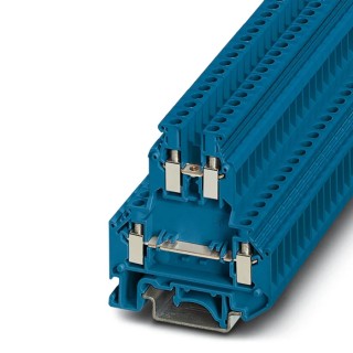 Phoenix Contact Double Level Terminal Block Blue, 0.2 to 4 mm² Wire Size, 2-Level, Screw Termination, 32A, 500V, UKK 2774091