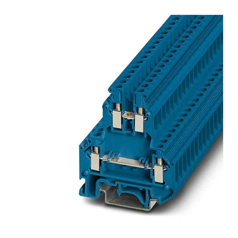 Phoenix Contact Double Level Terminal Block Blue, 0.2 to 4 mm² Wire Size, 2-Level, Screw Termination, 32A, 500V, UKK 2774091
