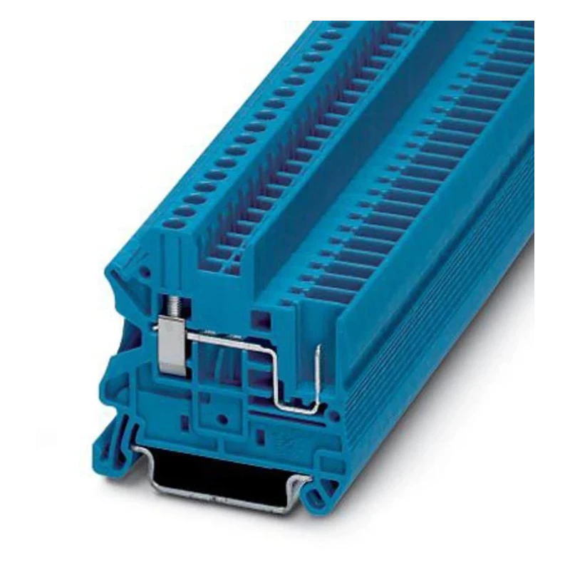 Phoenix Contact Blue Feed Through Terminal Block 0.14mm² to 4 mm², 1-Level, Screw Termination, 500V, 24A Current 3045020