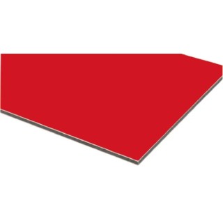 RS PRO Red Aluminium Composite Sheet 600 mm x 600 mm 3 mm Thick 778-1706
