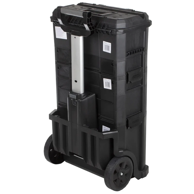 Stanley 2 Drawer Wheeled Aluminium Tool Cabinet Module 35kg Load Capacity 1-79-206