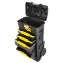 Stanley 2 Drawer Wheeled Aluminium Tool Cabinet Module 35kg Load Capacity 1-79-206