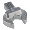 STAHLWILLE Open Ended Insert Spanner Head Alloy Steel 16 mm Size, 9 x 12 mm Insert, Chrome Finish 58211016