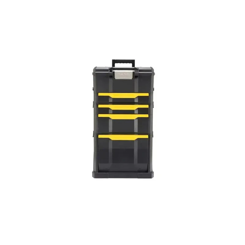 Stanley 2 Drawer Wheeled Aluminium Tool Cabinet Module 35kg Load Capacity 1-79-206
