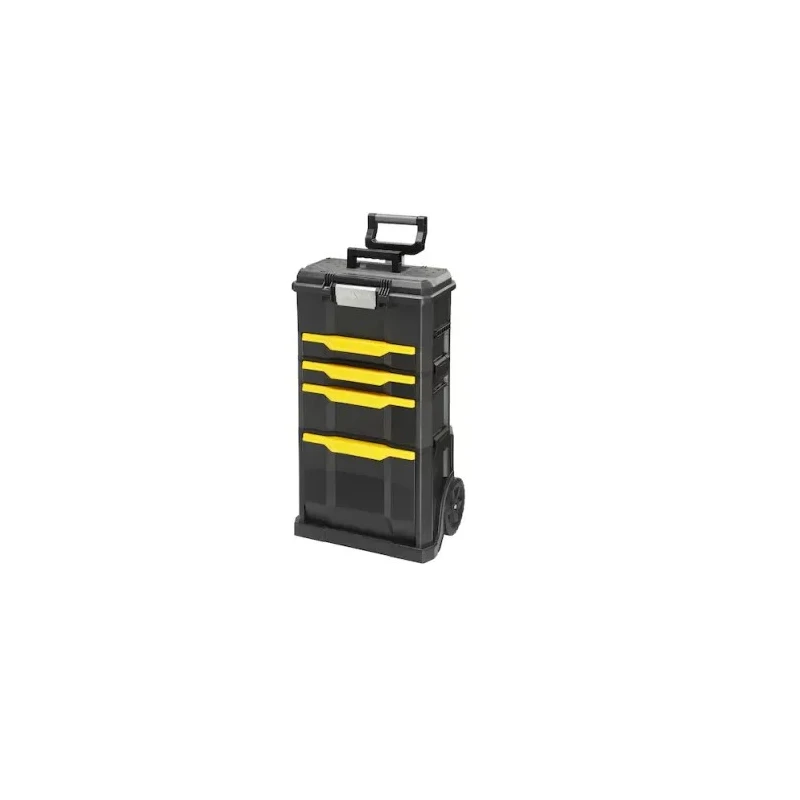 Stanley 2 Drawer Wheeled Aluminium Tool Cabinet Module 35kg Load Capacity 1-79-206
