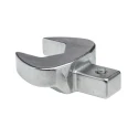 STAHLWILLE Open Ended Insert Spanner Head with 14 x 18 mm Insert Size, 27 mm, Alloy Steel, Chrome Finish 58214027