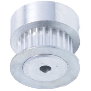 RS PRO Aluminium Timing Belt Pulley 6.4 mm Belt Width, 2 mm Pitch, 24 Tooth P24MXL025FB