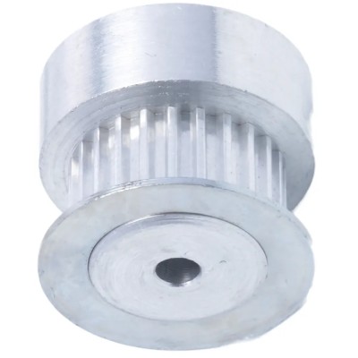 RS PRO Aluminium Timing Belt Pulley 6.4 mm Belt Width, 2 mm Pitch, 24 Tooth P24MXL025FB