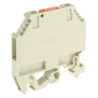 Wieland WK Series Knife Disconnect Terminal Block Grey, 0.5mm² to 4 mm², 2 Position, 1-Level, Screw 57.504.2055.0
