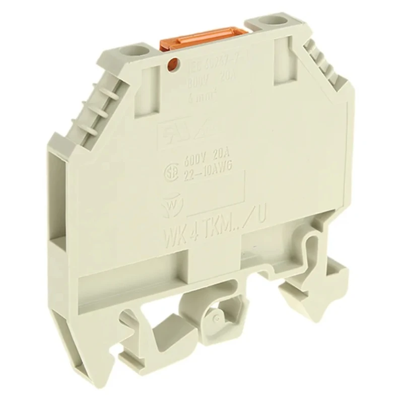 Wieland WK Series Knife Disconnect Terminal Block Grey, 0.5mm² to 4 mm², 2 Position, 1-Level, Screw 57.504.2055.0