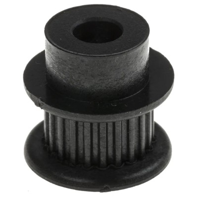 RS PRO Timing Belt Pulley Glass Filled Polycarbonate Bore Diameter 6 mm Pitch 2 mm 22 Teeth PP22MXL025M