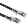 RS PRO Shielded Cat6a Ethernet Cable RJ45 Male to RJ45 Male 5 m Black Low Smoke Zero Halogen Cat6a