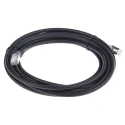 RS PRO Shielded Cat6a Ethernet Cable RJ45 Male to RJ45 Male 5 m Black Low Smoke Zero Halogen Cat6a