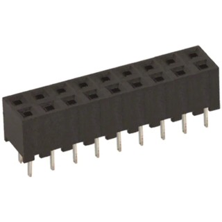 Hirose Miniature 18-Contact 2-Row Straight Through Hole PCB Socket 2 mm Pitch Solder PBT Housing A3C-18DA-2DSC(71)