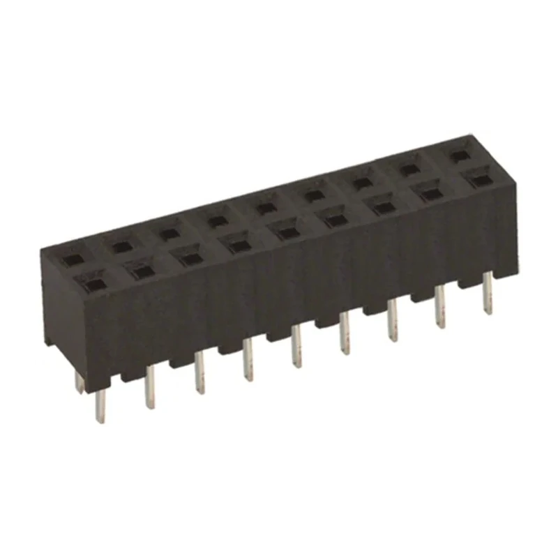 Hirose Miniature 18-Contact 2-Row Straight Through Hole PCB Socket 2 mm Pitch Solder PBT Housing A3C-18DA-2DSC(71)