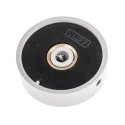 RS PRO 38.6 mm Diameter Grey Polyvinyl Chloride Potentiometer Knob for 6 mm Shaft Screw Fix 777-7306