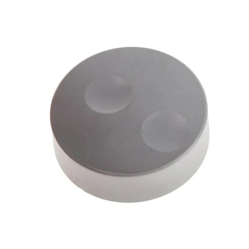 RS PRO 38.6 mm Diameter Grey Polyvinyl Chloride Potentiometer Knob for 6 mm Shaft Screw Fix 777-7306