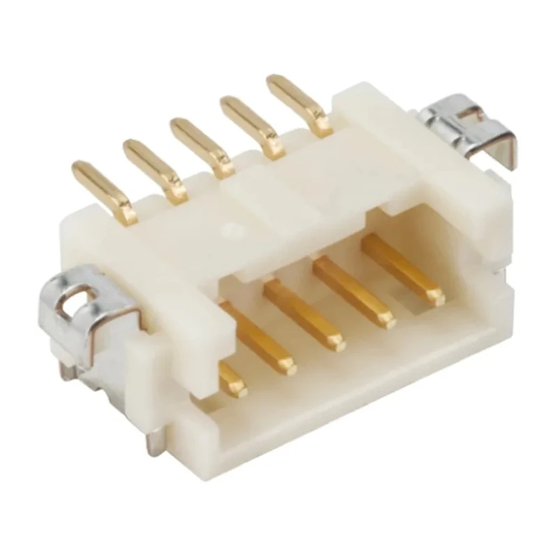 Hirose DF13 Series Right Angle Surface PCB Header, 8 Contacts, 1.25 mm Pitch, 1 Row, Shrouded 