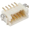Hirose DF13 Series Right Angle Surface PCB Header, 8 Contacts, 1.25 mm Pitch, 1 Row, Shrouded