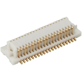 Hirose DF12 Series Straight Surface PCB Socket, 50-Contact, 2 Row, 0.5 mm Pitch, 300mA, 50V, Polyamide Housing 