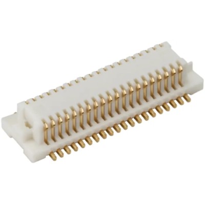Hirose DF12 Series Straight Surface PCB Socket, 50-Contact, 2 Row, 0.5 mm Pitch, 300mA, 50V, Polyamide Housing 