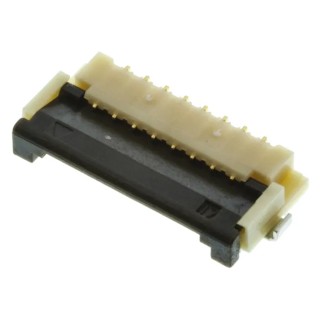 Hirose FH12 1 mm Pitch 8 Way Right Angle Female FPC Connector ZIF Bottom Contact FH12