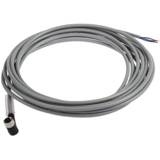 Pepperl + Fuchs Female 4 Way Right Angle to Unterminated Free End Sensor Actuator Cable PVC Jacket Grey 5 m V31-WM-5M-PVC