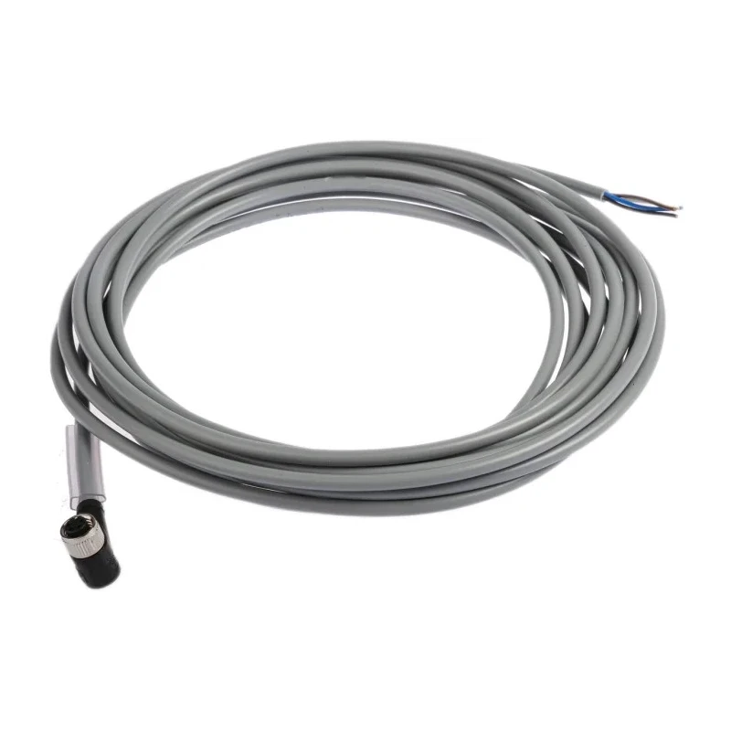 Pepperl + Fuchs Female 4 Way Right Angle to Unterminated Free End Sensor Actuator Cable PVC Jacket Grey 5 m V31-WM-5M-PVC