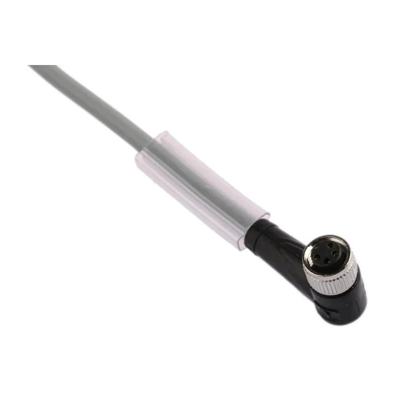 Pepperl + Fuchs Female 4 Way Right Angle to Unterminated Free End Sensor Actuator Cable PVC Jacket Grey 5 m V31-WM-5M-PVC