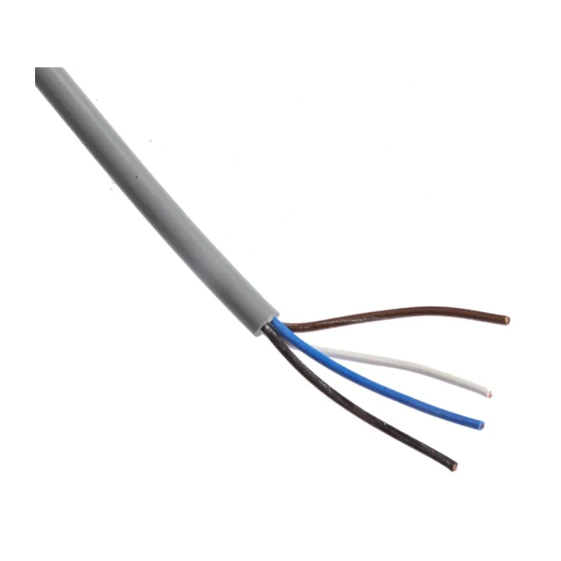 Pepperl + Fuchs Female 4 Way Right Angle to Unterminated Free End Sensor Actuator Cable PVC Jacket Grey 5 m V31-WM-5M-PVC