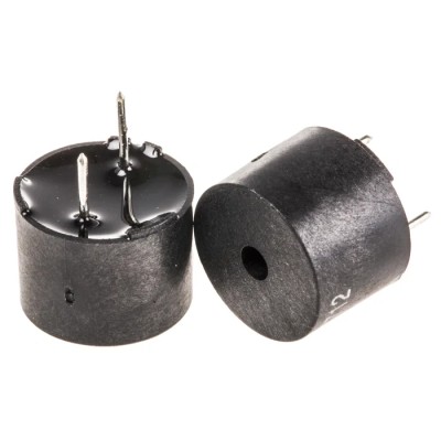 RS PRO Through Hole Continuous External Magnetic Buzzer Component 85 dB Sound Level 9 mm Height 3 V ac Min 8 V ac 780-0712