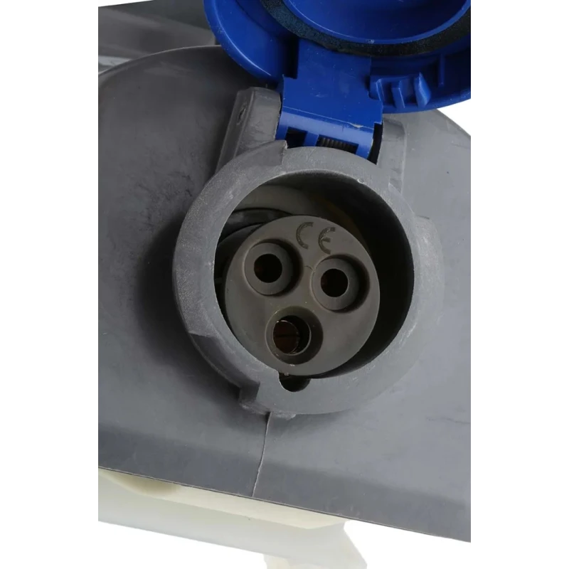 Scame Blue Panel Mount Industrial Power Connector 16A 230V IP67 Rated 2P+PE IP67