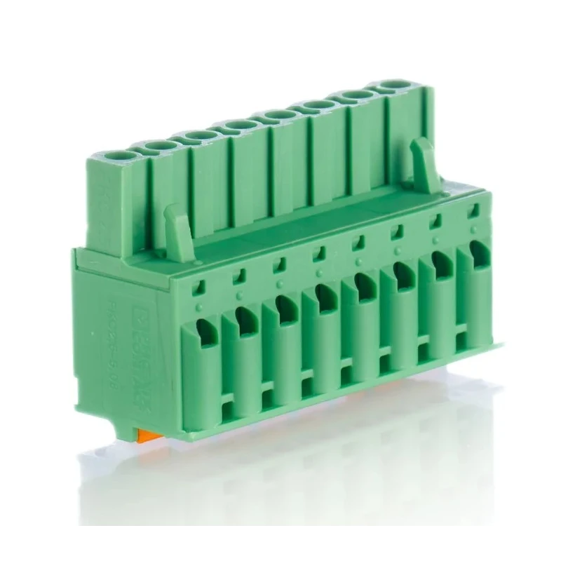 Phoenix Contact Pluggable Terminal Block 8-Contact 5.08 mm Pitch 1 Row Polyamide Housing 630V 12A 1873113