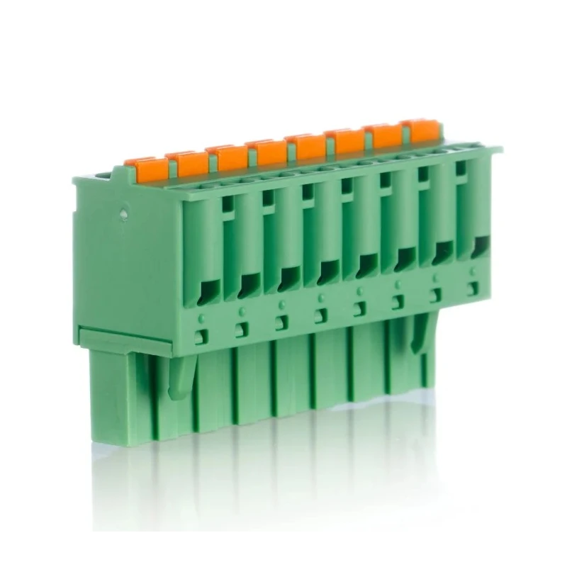 Phoenix Contact Pluggable Terminal Block 8-Contact 5.08 mm Pitch 1 Row Polyamide Housing 630V 12A 1873113