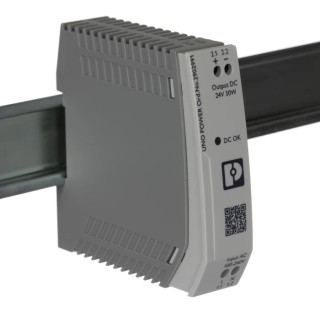 Phoenix Contact UNO POWER Switched Mode DIN Rail Power Supply 264V AC Input 24V DC, 1.25 A Output, 30W 2902991