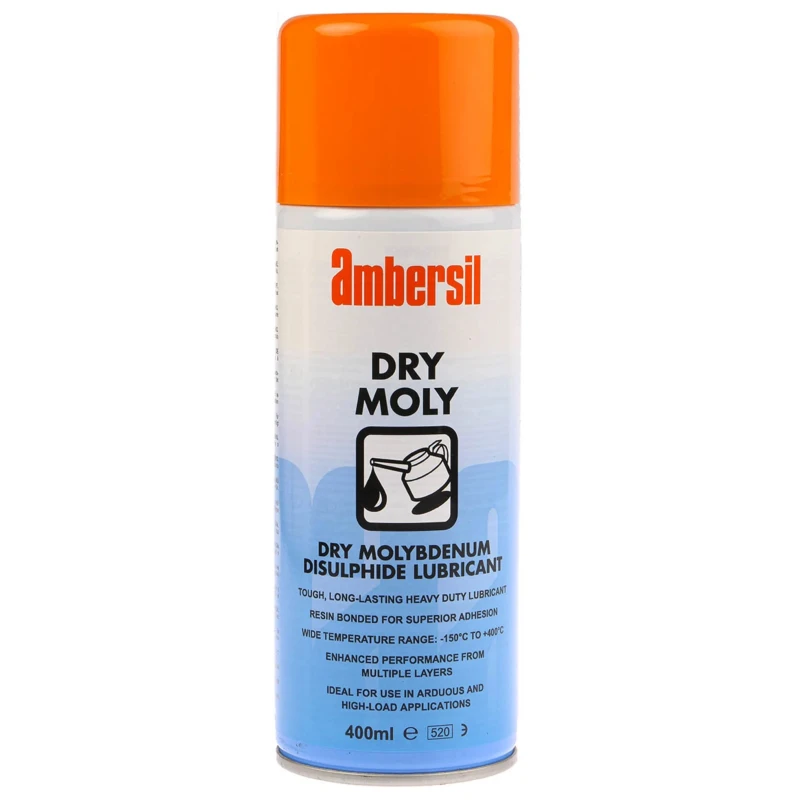 Ambersil Dry Moly Multi Purpose Lubricant Aerosol 400 ml Molybdenum Disulphide 31576-AC