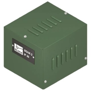 Block Blue Steel Power Supply Case IP20 170 mm Height, 130 mm Length, 140 mm Width 