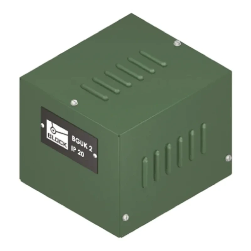 Block Blue Steel Power Supply Case IP20 170 mm Height, 130 mm Length, 140 mm Width 