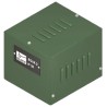Block Blue Steel Power Supply Case IP20 170 mm Height, 130 mm Length, 140 mm Width
