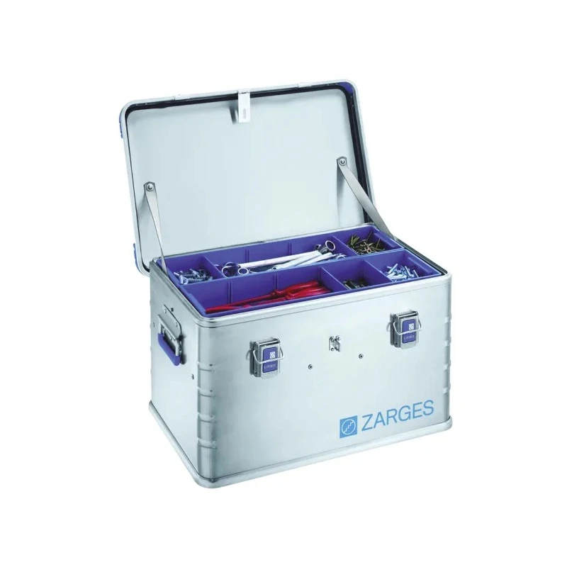 Zarges EUROBOX Metal Waterproof Watertight Transit Case Aluminium 400 mm x 600 mm x 340 mm 40707