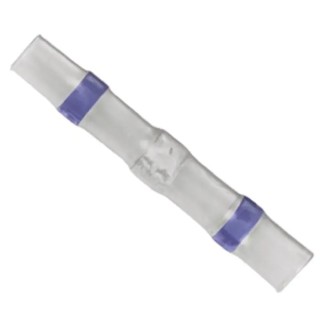 TE Connectivity Blue Polyolefin Solder Sleeve 42mm Length 0.3-4.5mm Cable Diameter CWT-9003