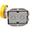 Scame Industrial Power Connector 2P+PE Wall Mount 16A 110V IP66 IP67 OPTIMA-TOP 518.1650T