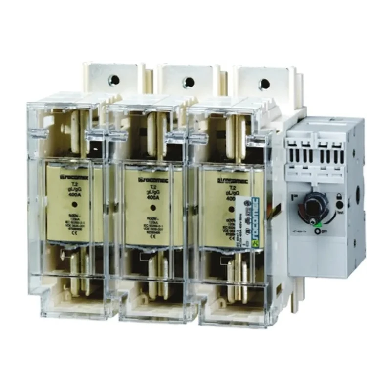 Socomec Fuserbloc Series 4-Pole 100 A Fused Switch Disconnector, 3A Switching Current, Enclosed, DIN Rail Mount 3831 6010